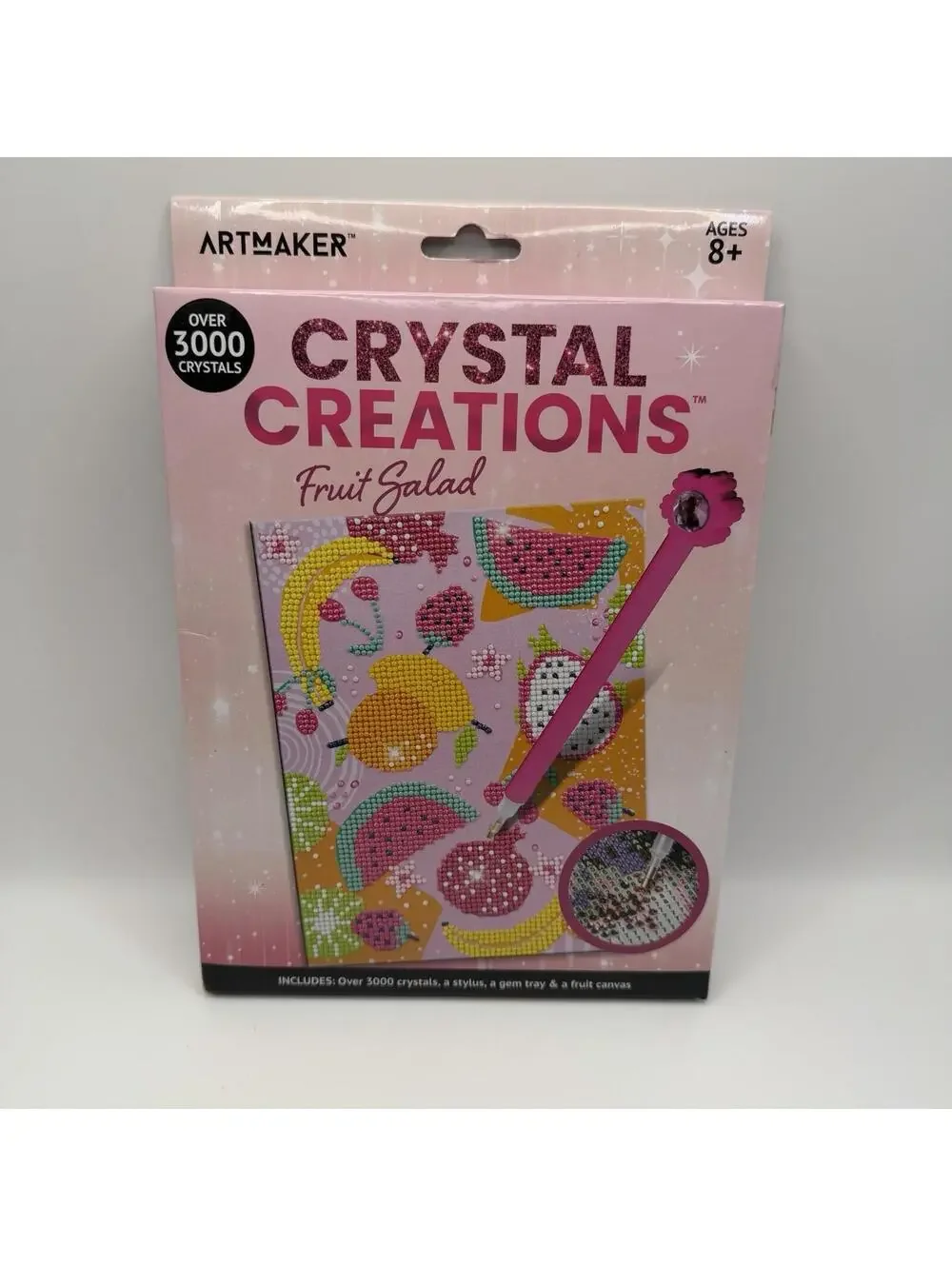 Artmaker Crystal Creations Diamond Art Kit  Gems - Fruit Salad Or Very Berry-NEW